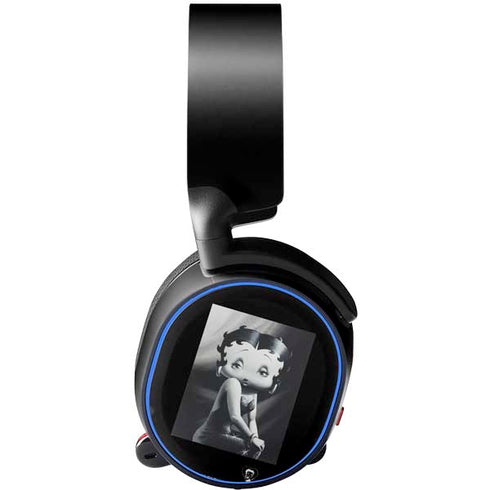 Betty Boop Black and White SteelSeries Arctis 3 Skin